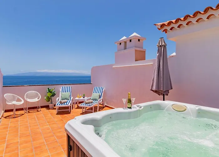 Penthouse With Jacuzzi By Dream Homes Tenerife * Пуэрто-де-Сантьяго