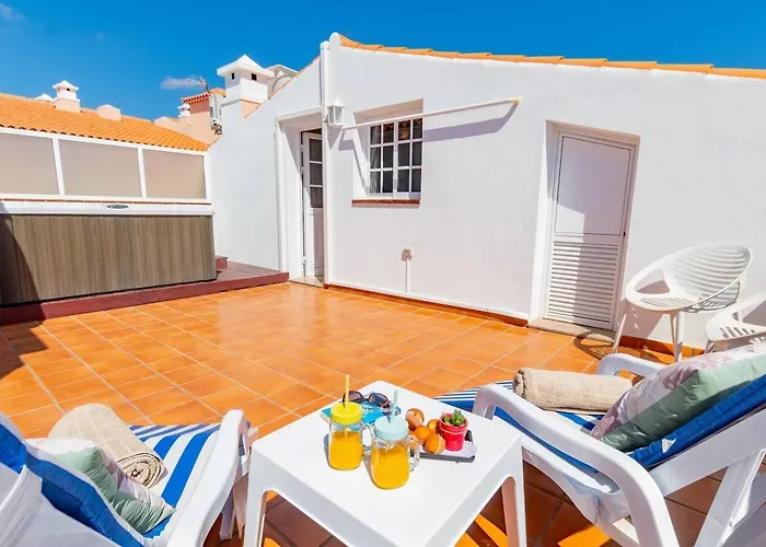 Lägenhet Penthouse With Jacuzzi By Dream Homes Tenerife